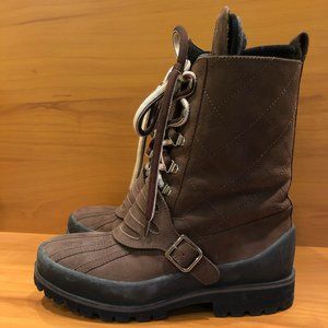 Chanel Brown Suede Boots